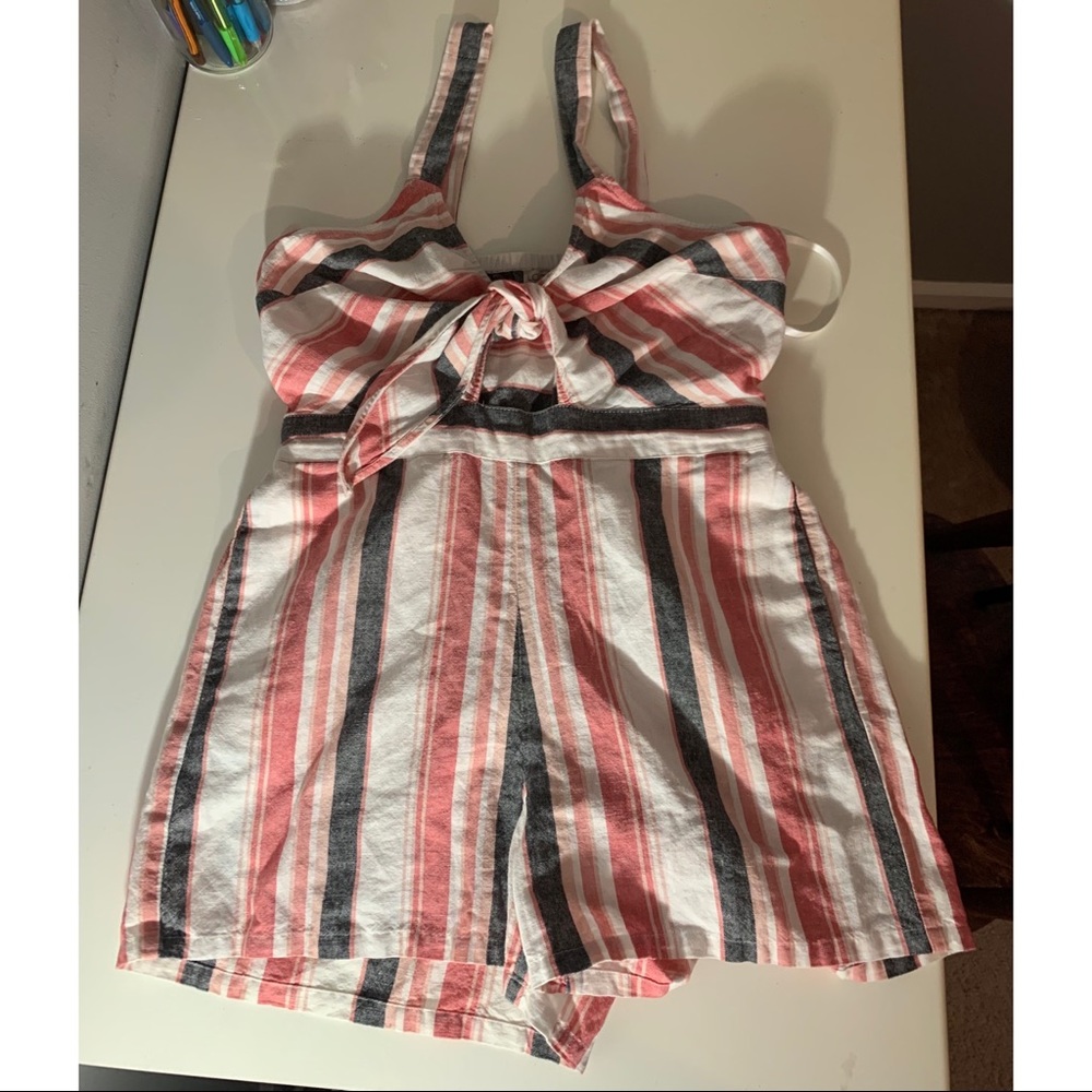 Loft Striped Romper